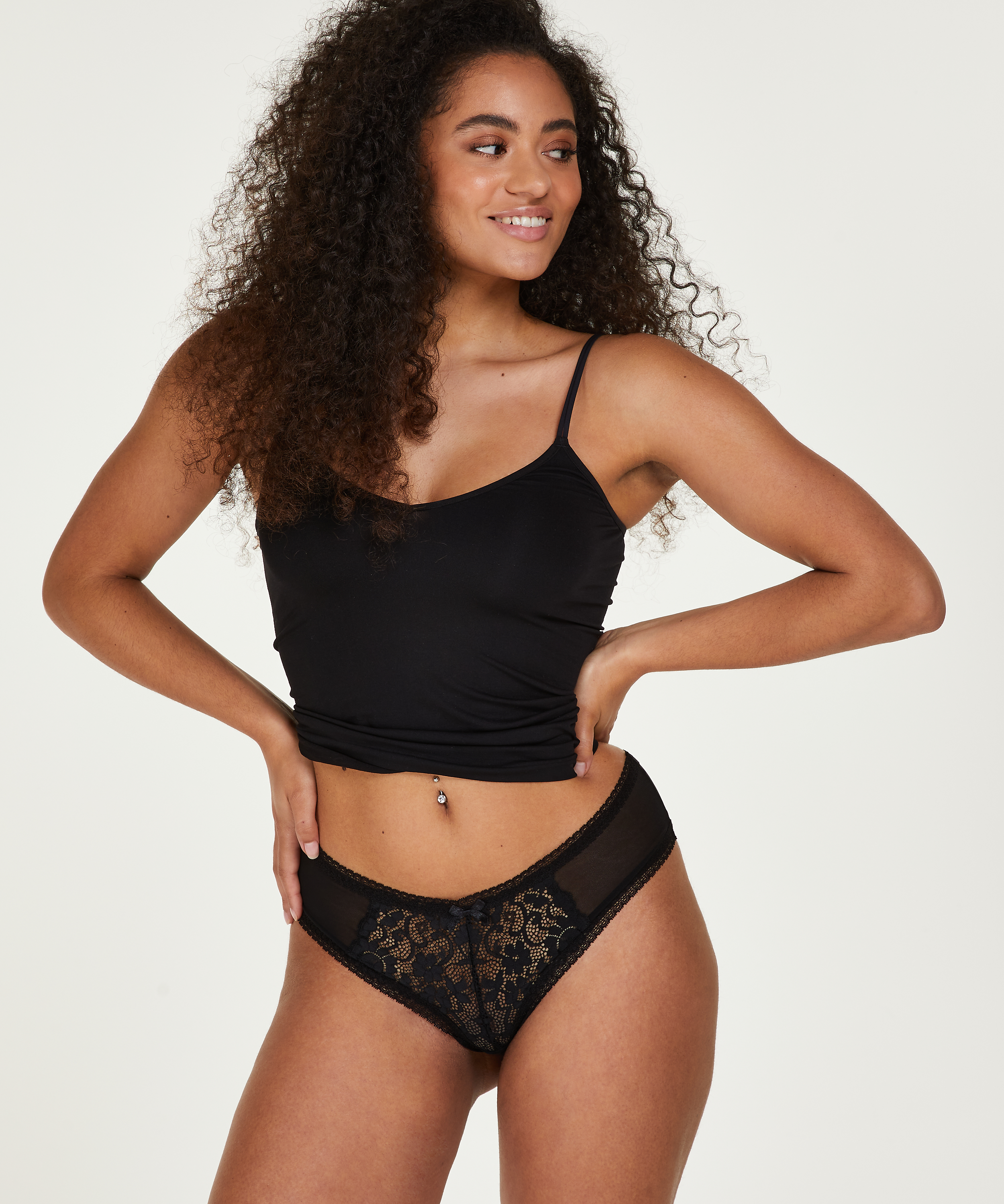 Franzi V-shaped Brazilian, Black, main