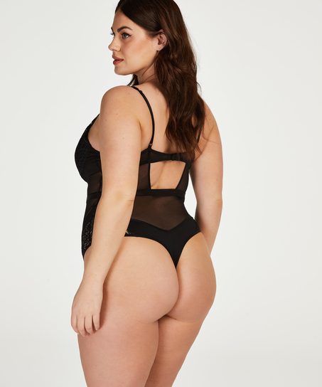 Rose underwired body, Black