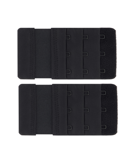 2-Pack Bra Extenders, Black