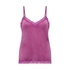 Velours Lace Cami Top, Purple