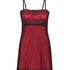 Bandeau slip dress, Red