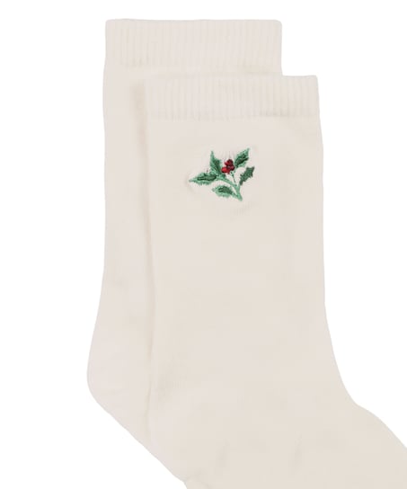 Modal Crew Socks, White