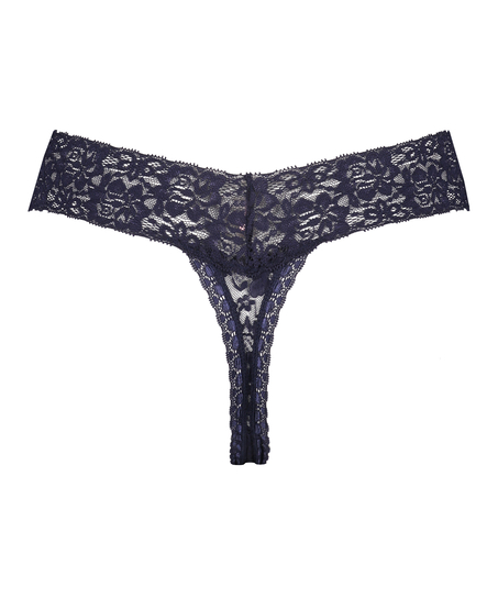 Extra Low V-Thong, Blue