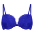 Marine Padded Underwired Push-Up Bra, Blue