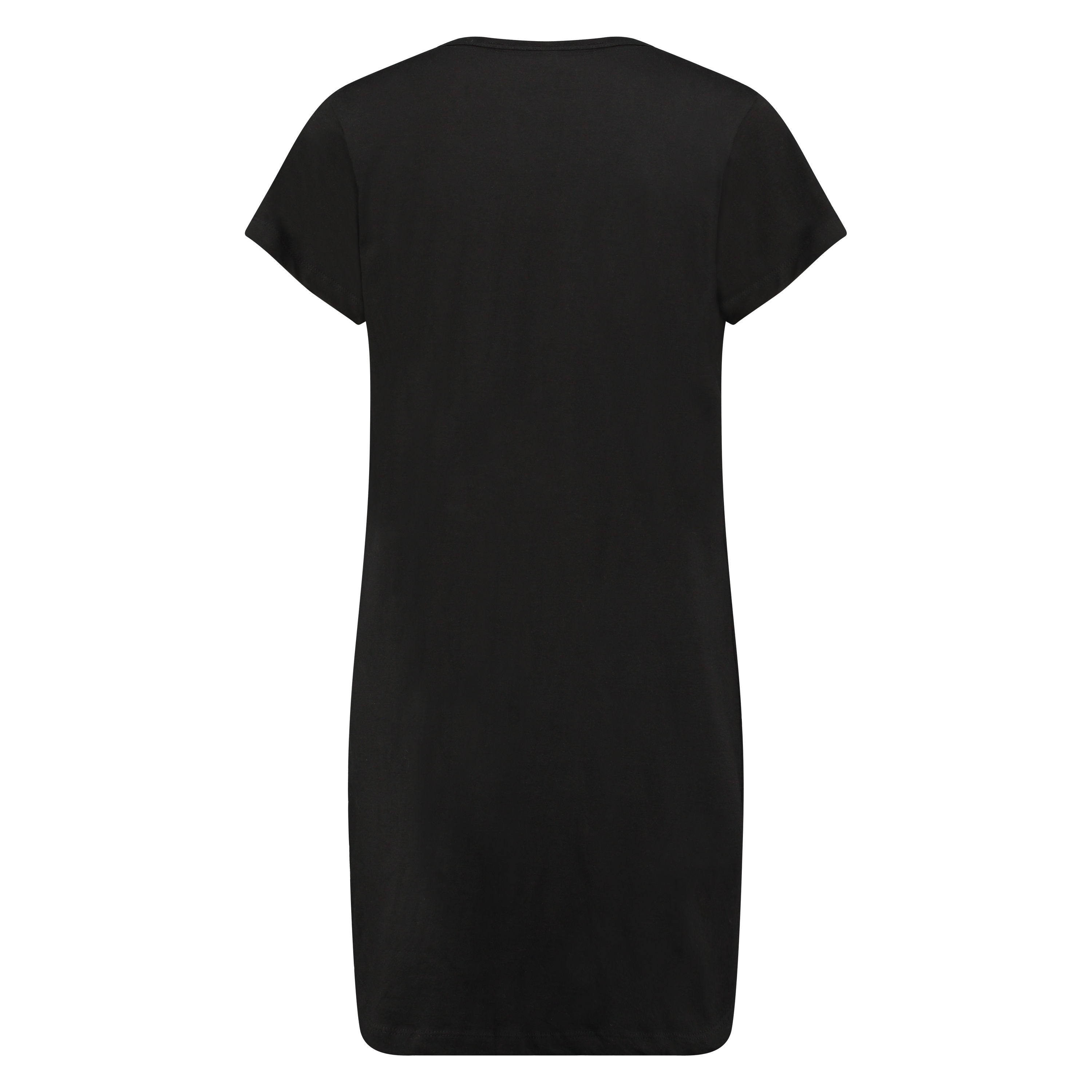 Nightshirt V-neck, Black, main