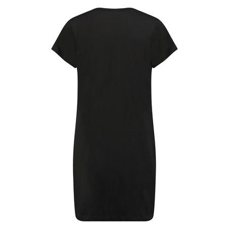 Nightshirt V-neck, Black