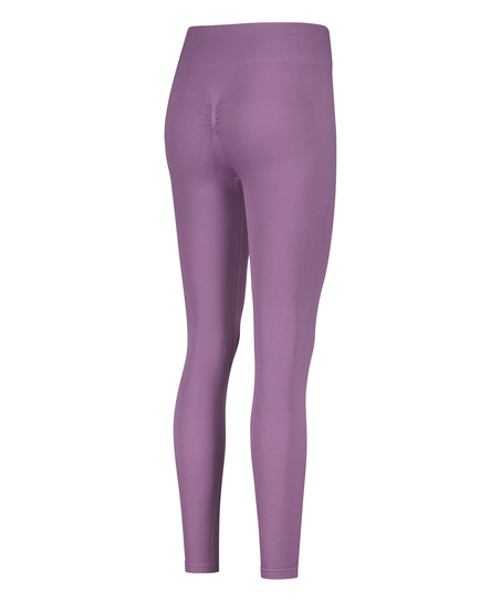 HKMX High waisted seamless sport legging, Purple