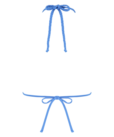 Suze Triangle Bikini Top, Blue