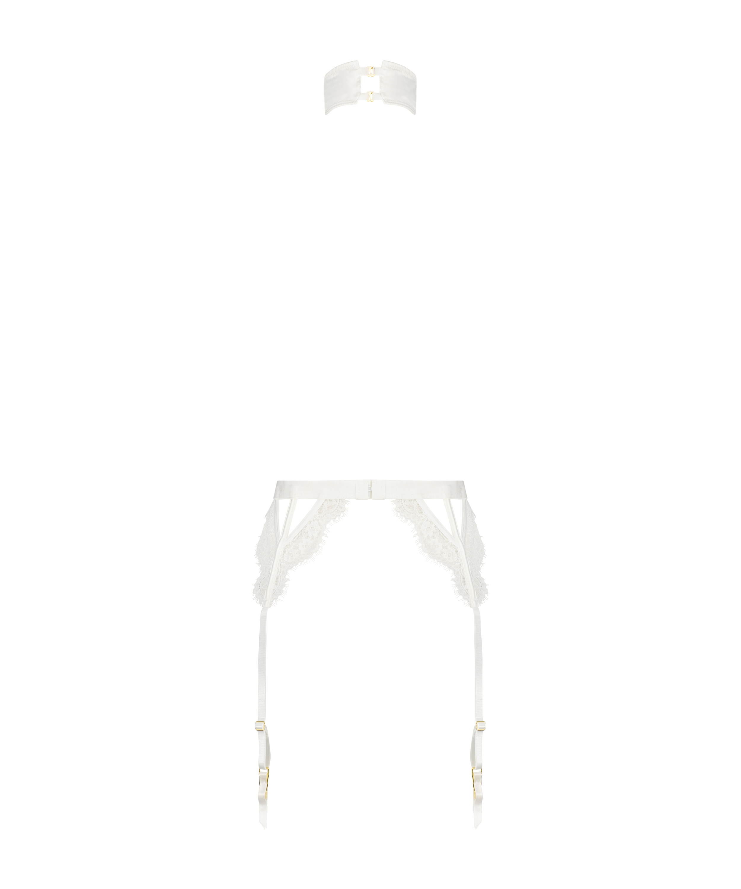 Private Seraphina suspenders, White, main