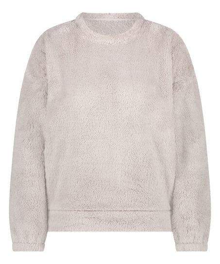 Fleece Snuggle Top, Grey