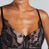 Daphne Padded Underwired Bra, Black