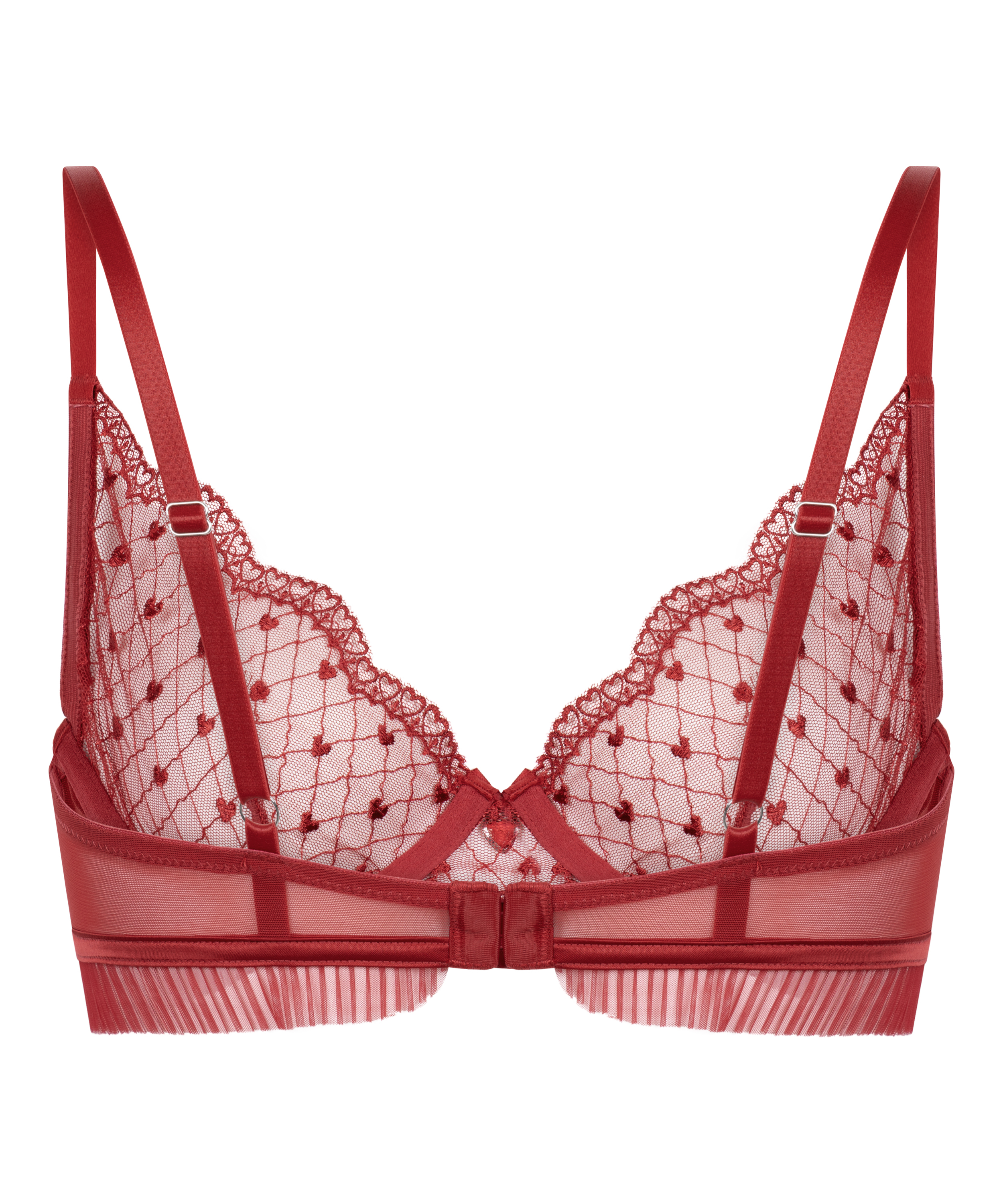 Cordelie Non-Padded Underwired Bra, Red, main
