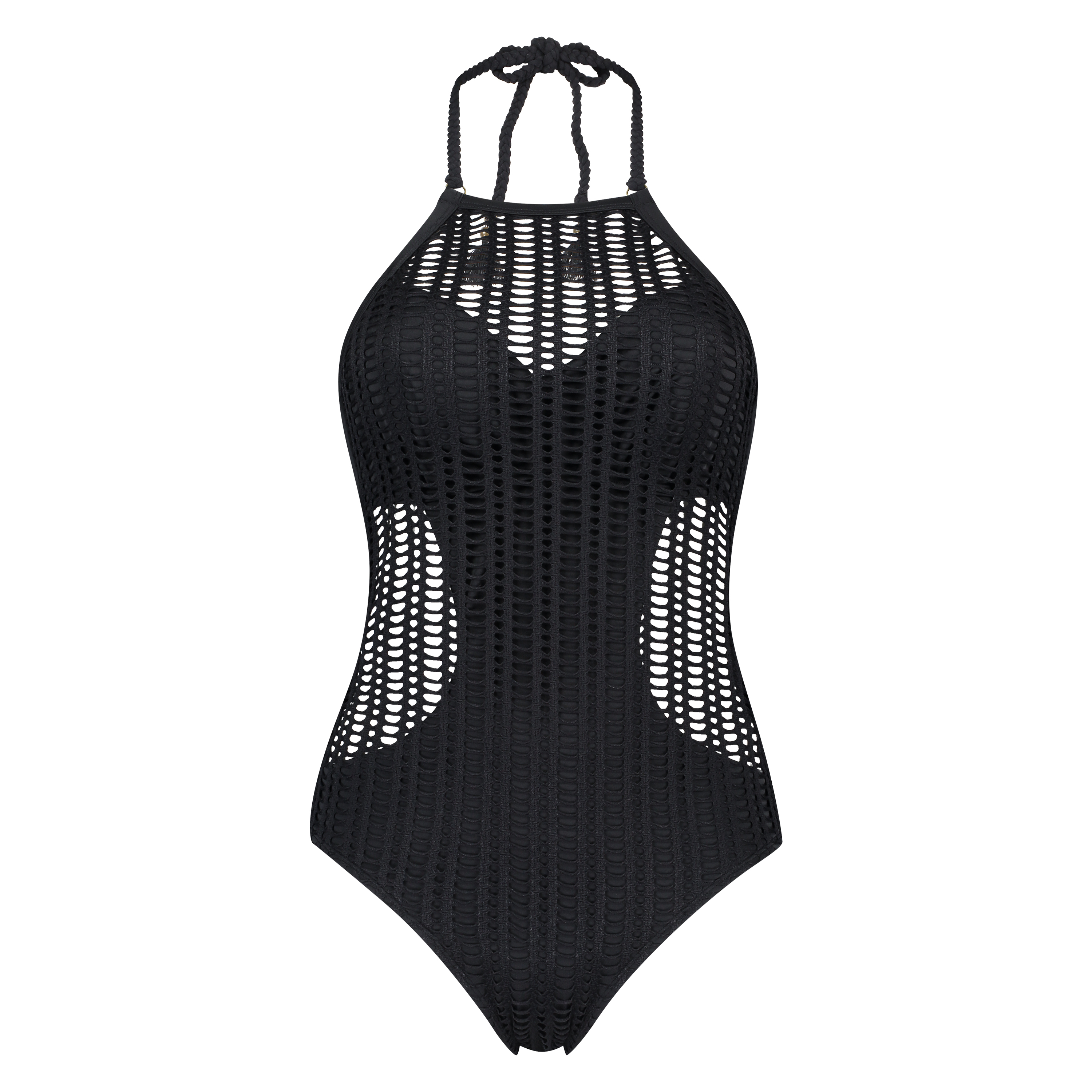 Borneo Mesh Swimsuit, Black, main