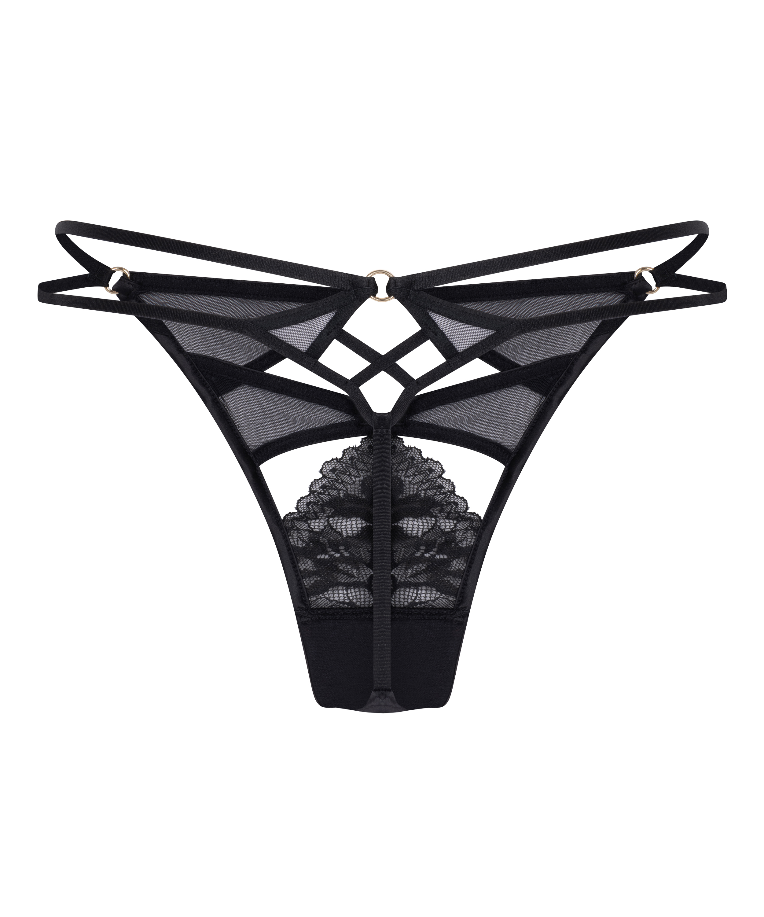 Amel Highleg Thong , Black, main