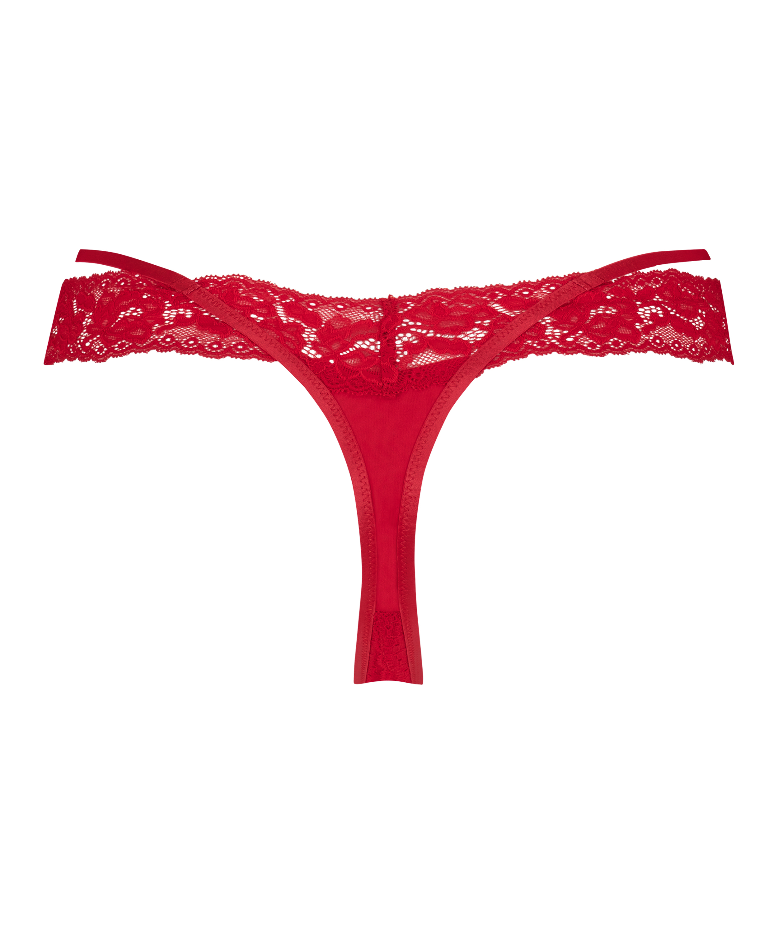 Elliena Extra Low V Thong, Red, main