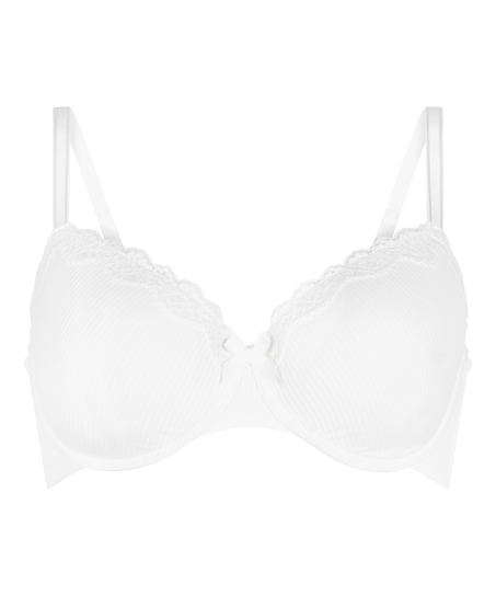 Lola Padded Underwired Bra, White
