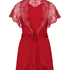 Coco satin kimono, Red