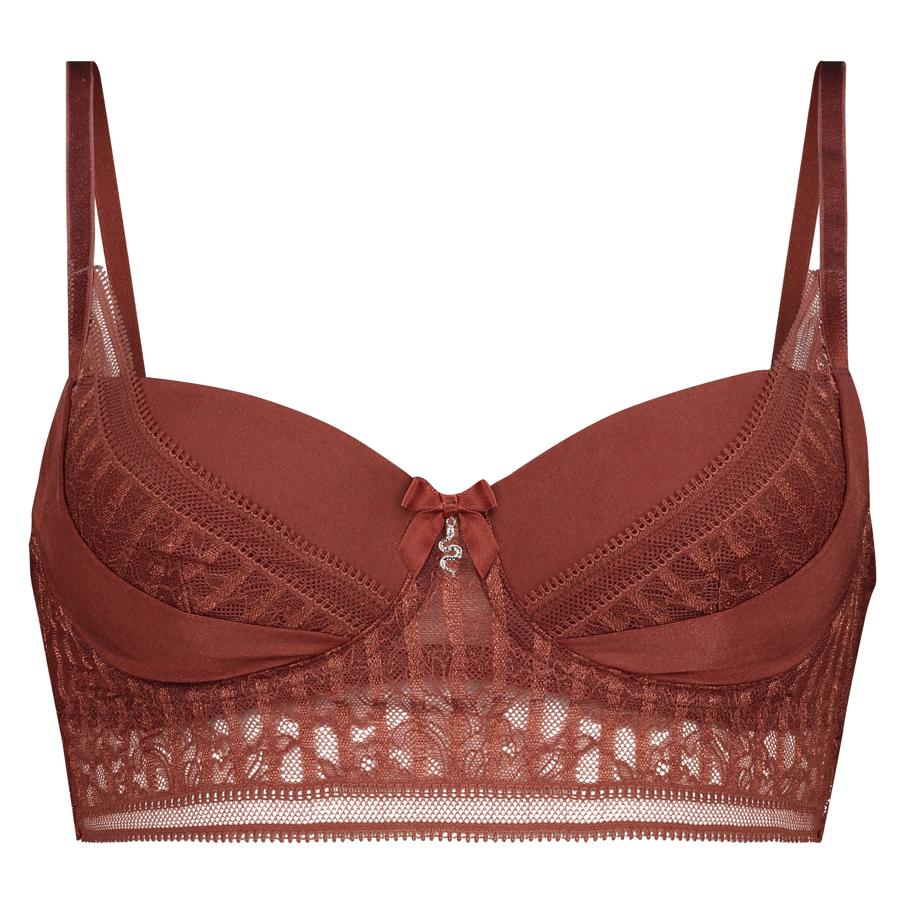 Padded Longline Underwired Bra Winnie I AM, Red, main
