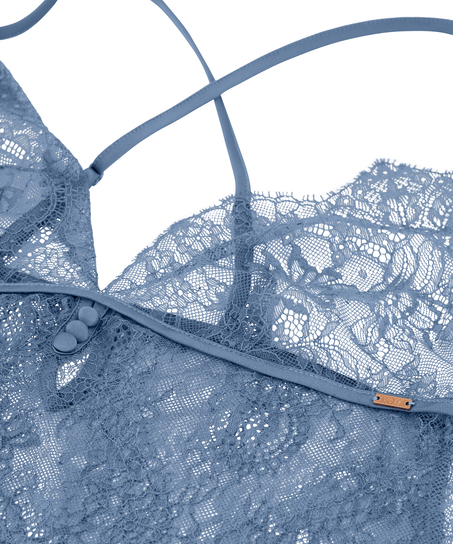 Delphine Lace Cami, Blue