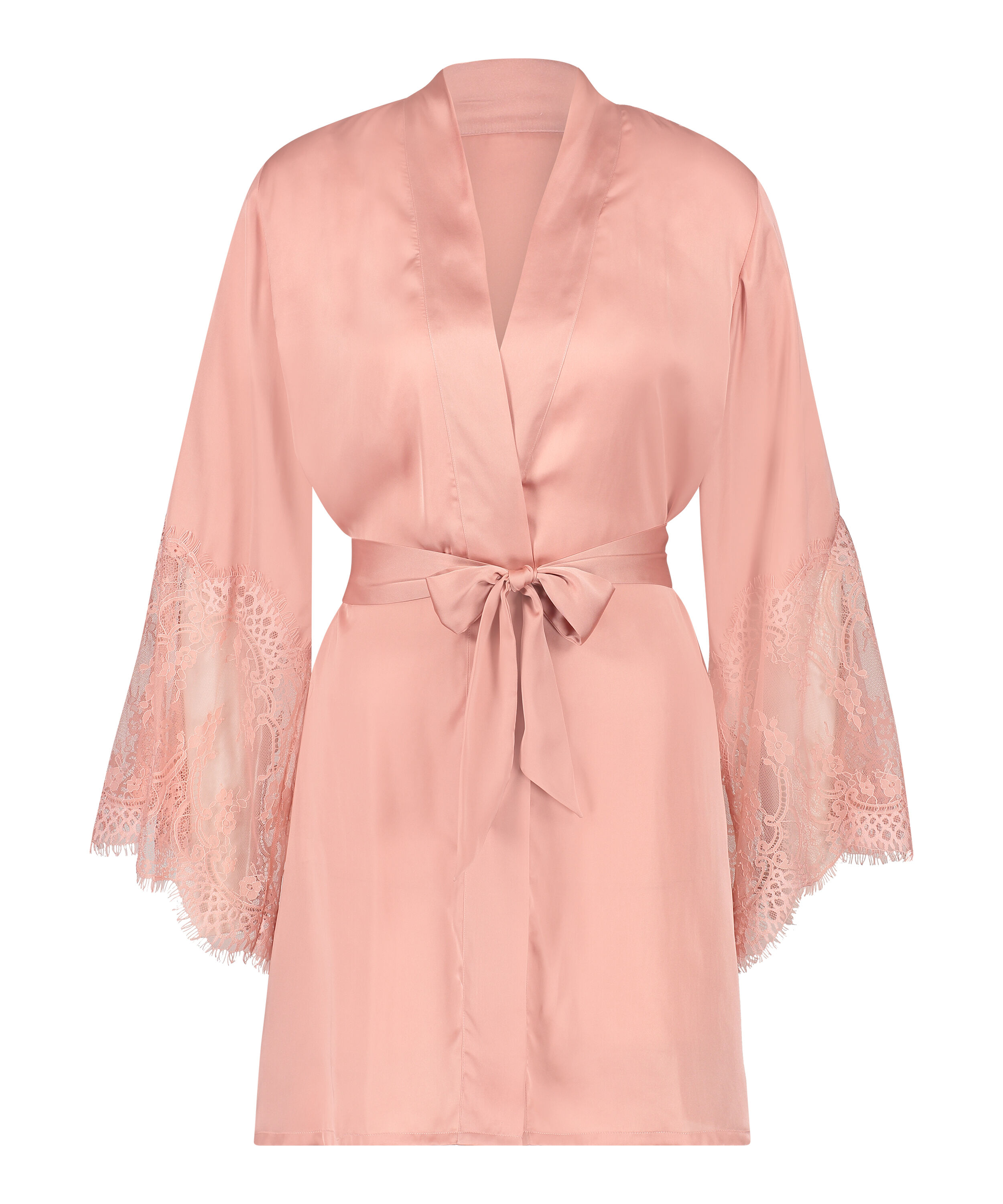 Satin Kimono, Pink