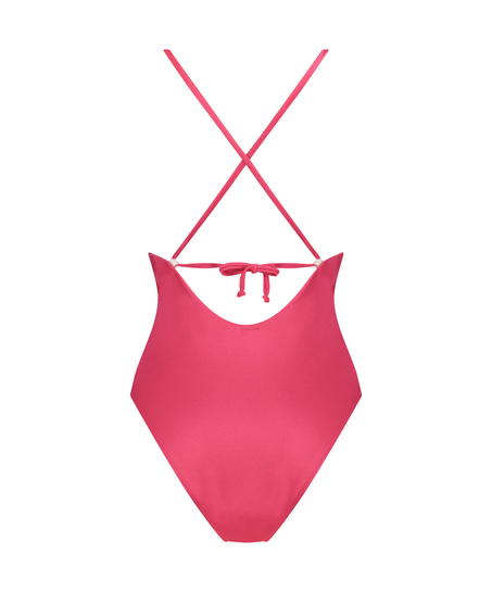 Grenada High Leg Swimsuit, Pink