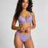 Marine Padded Underwired Push-Up Bra, Purple