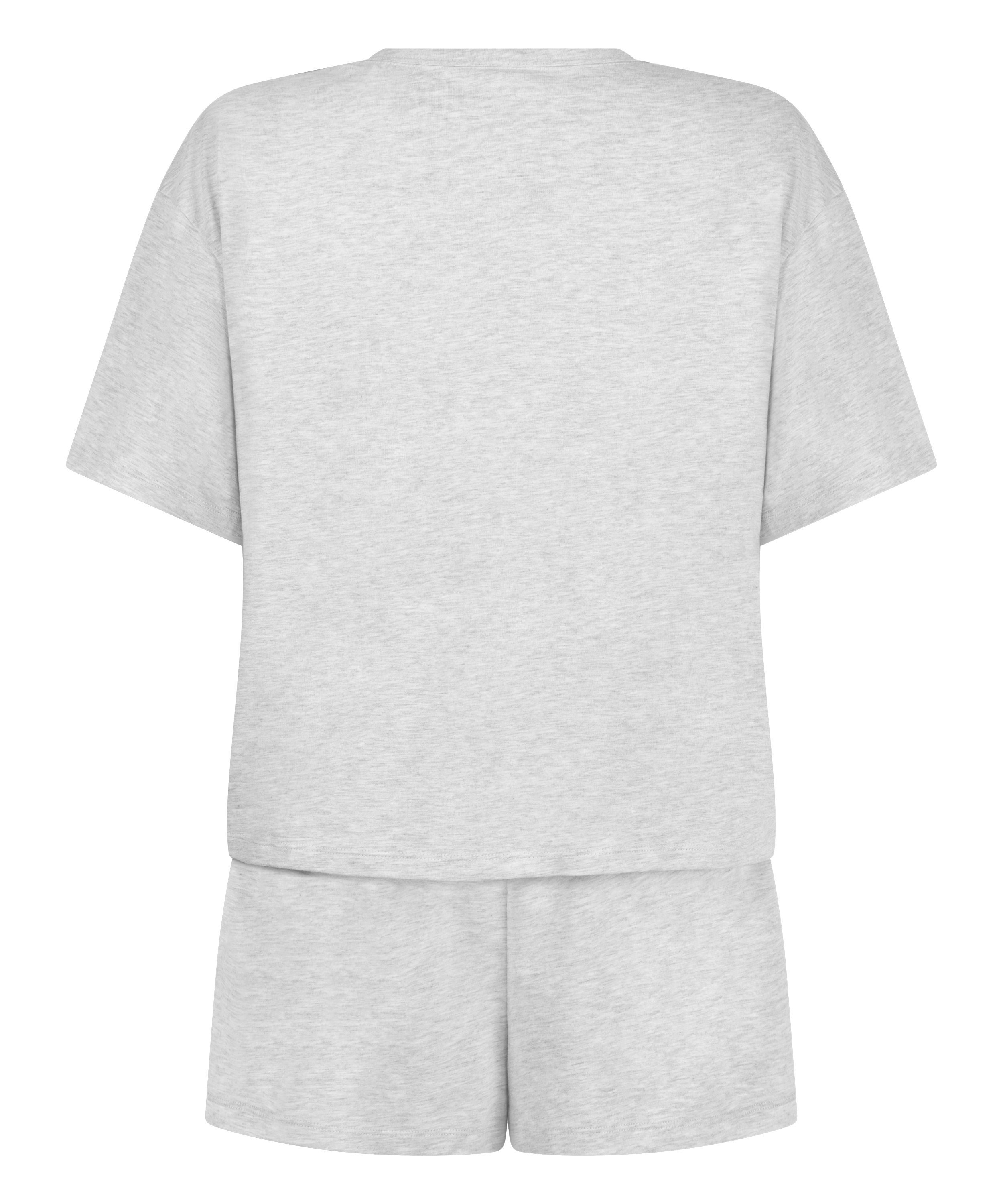 Pyjama Set Jersey Heart, Grey, main