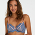 Millie Non-Padded Underwired Bra, Blue
