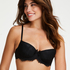 Davy Padded Underwired Bra, Black