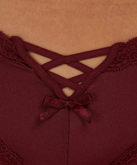 Vixen V-shaped brazilian, Red