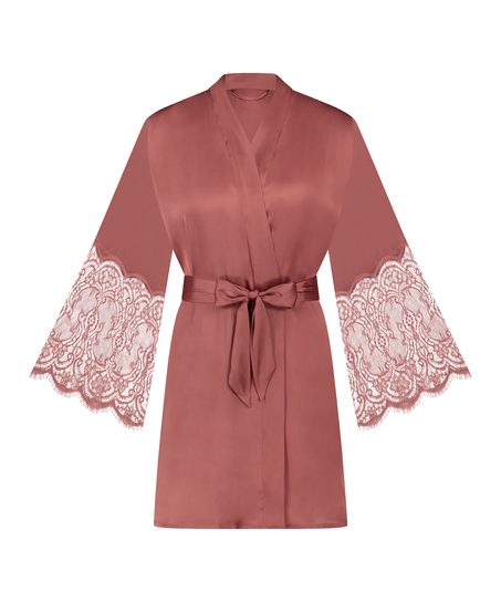 Satin Kimono, Pink