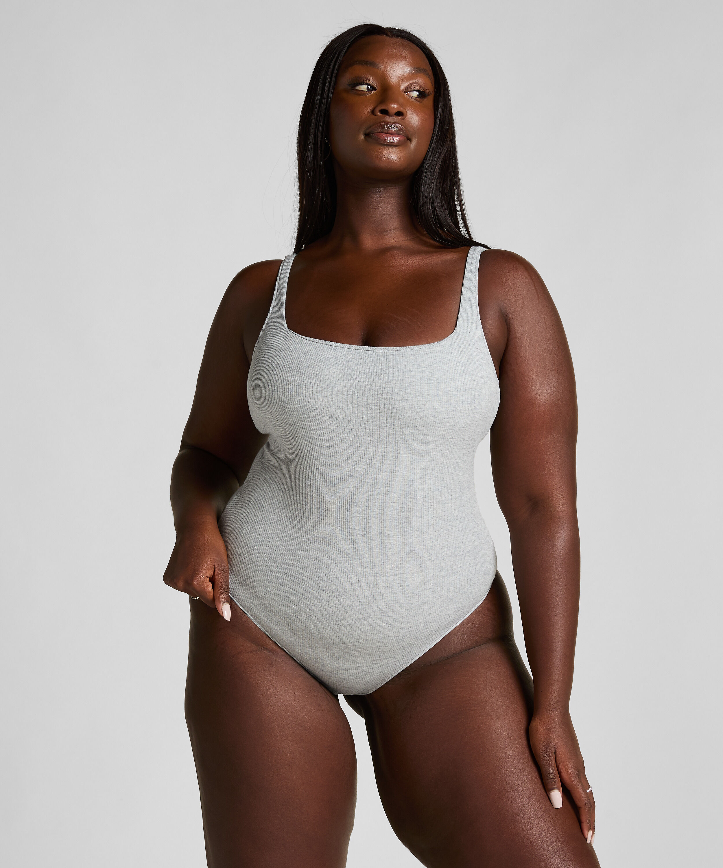 Cotton Rib Body, Grey