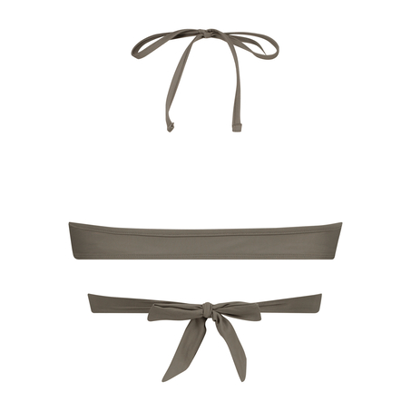 Tribe triangle bikini top, Green