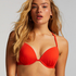 Aruana Rib Bikini Top, Orange