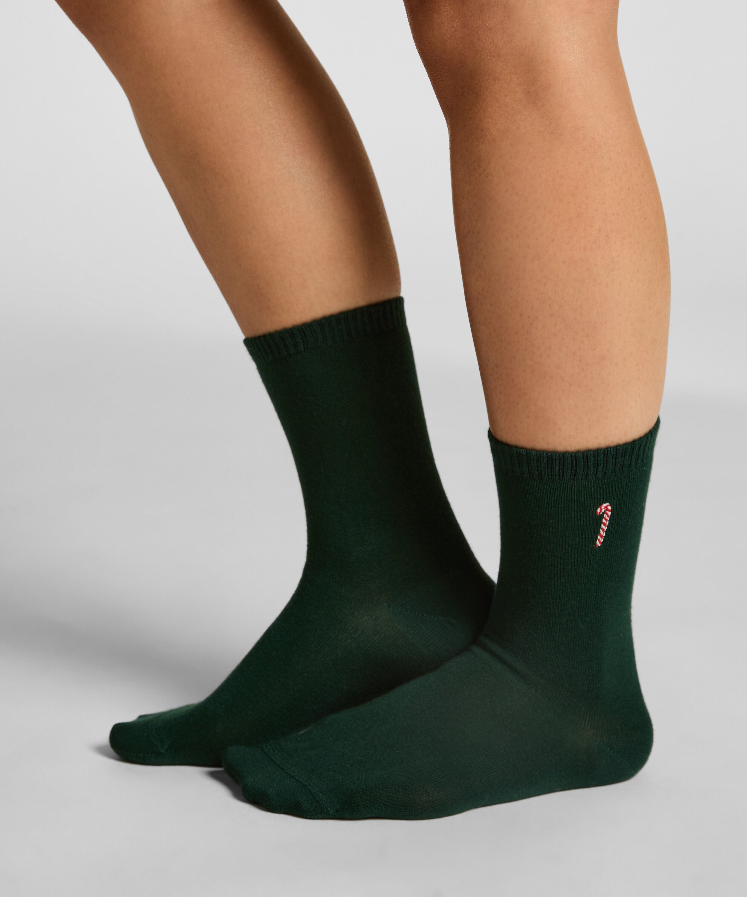 Modal Crew Socks, Green Modal Crew Socks, Green