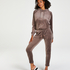 Velours Jogging bottoms, Brown