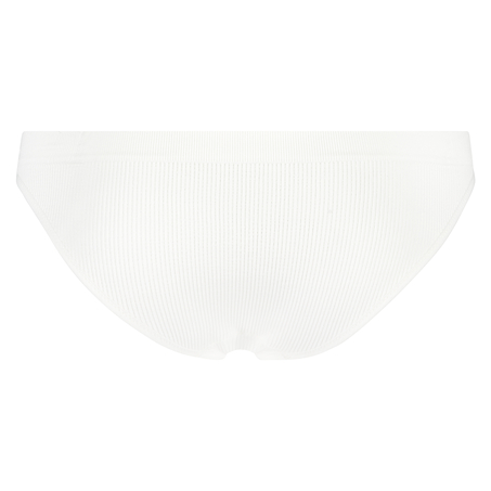 Seamless high leg brazilian, White