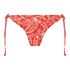 Paisley Brazilian tanga bikini bottoms, Red