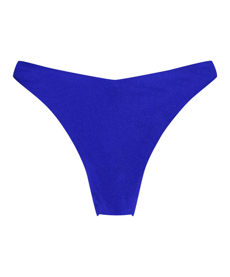 Bari High-Leg Bikini Bottoms, Blue