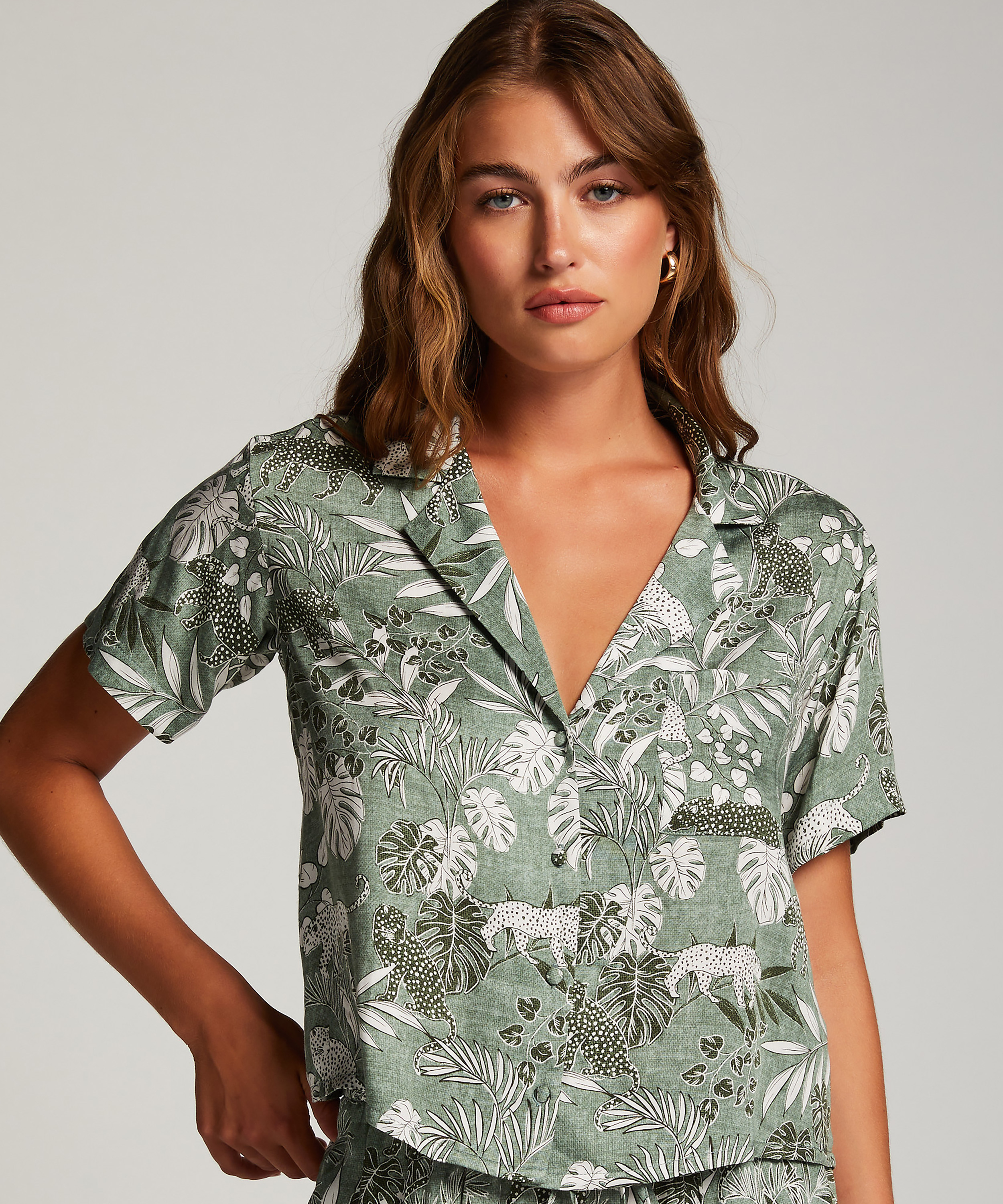 Springbreakers Pyjama Top, Green, main