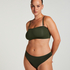 Smooth Bandeau Bralette, Green