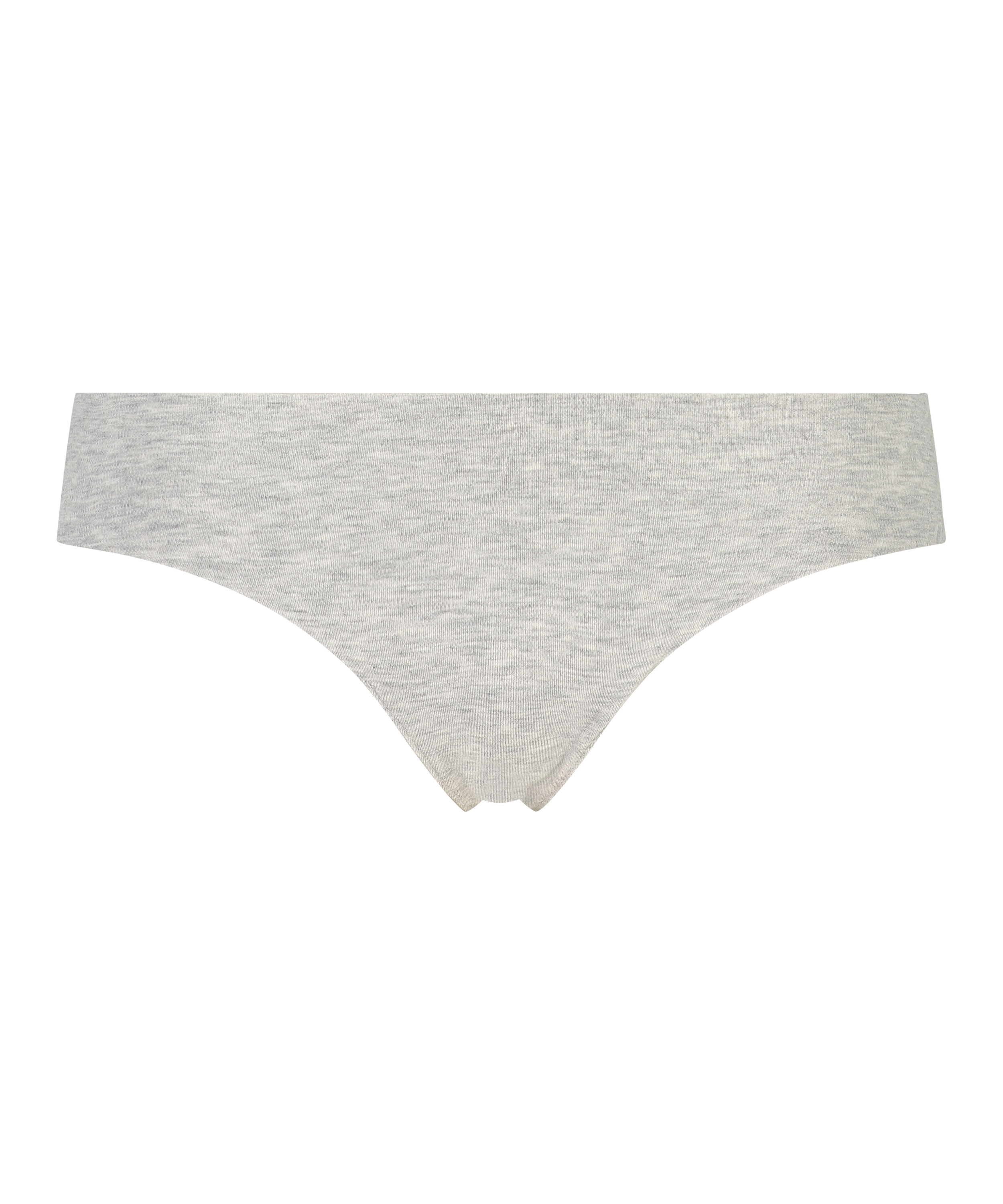 Invisible cotton thong, Grey, main