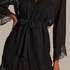 Satin Kimono, Black
