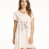 Nightshirt V-neck, Pink