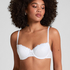 Secret Lace Padded Underwired Bra, White
