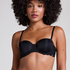 Angie Padded Underwired Strapless Bra, Black