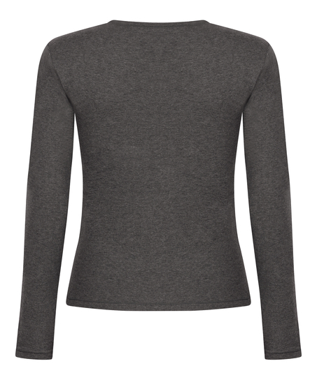 Longsleeved Shirt from Soft Cotton, Grey
