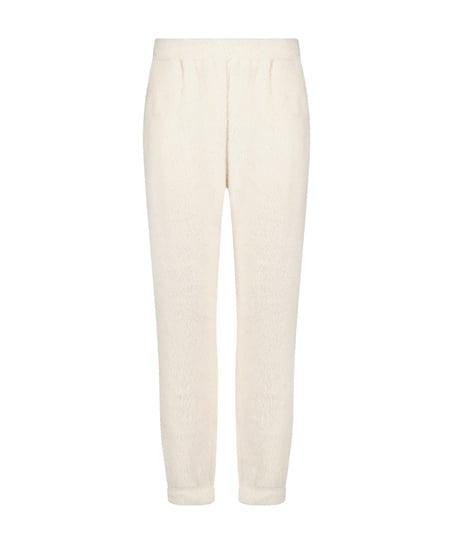 Snuggle Fleece Joggers, White