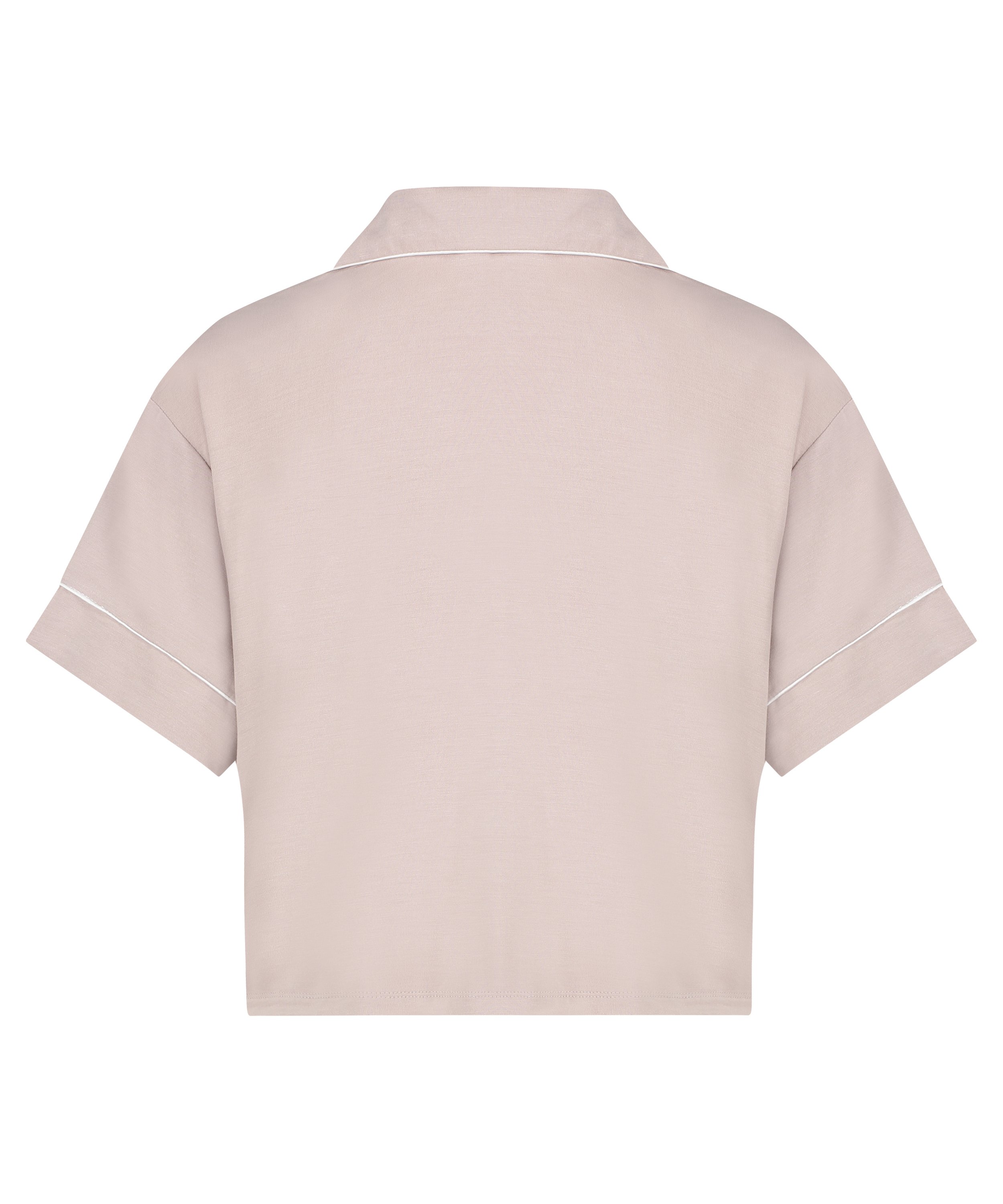 Essential Jersey Short-Sleeved Jacket, Beige, main