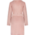 Zip Fleece Bathrobe, Pink